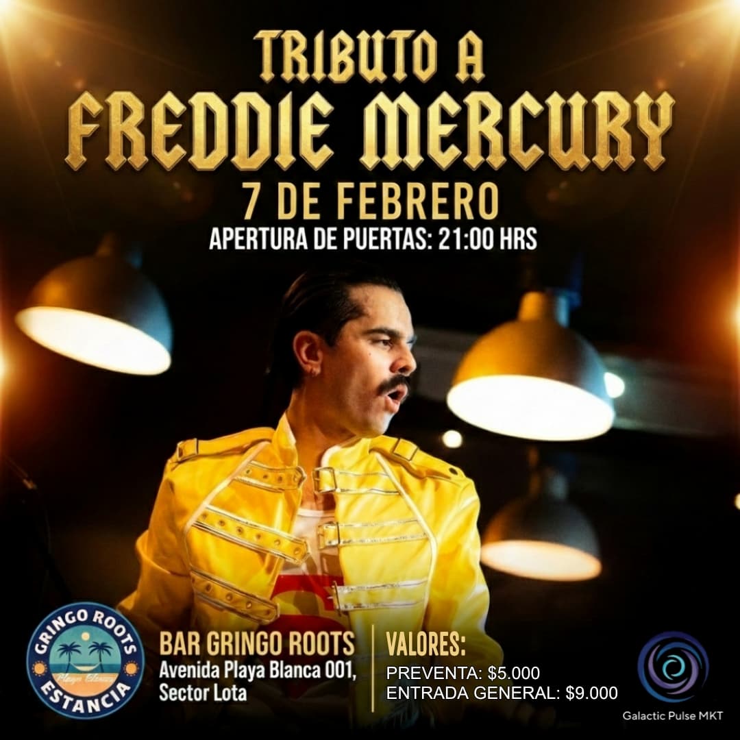 Tributo a Freddie Mercury en Vivo image}
